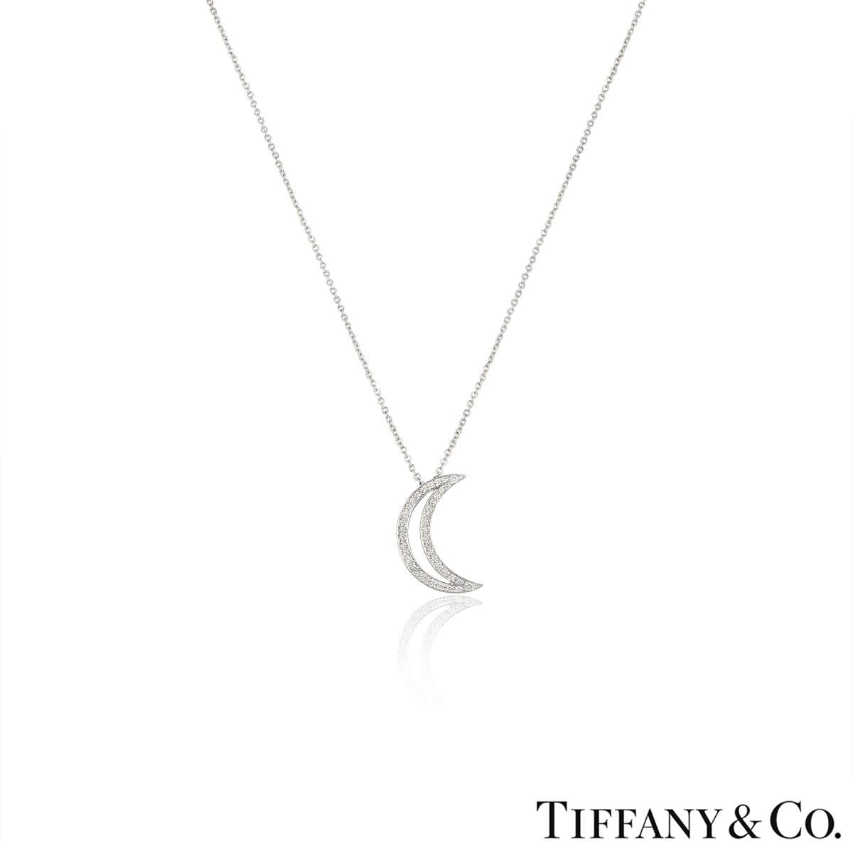 tiffany and co moon necklace